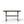 X Based Counter Height Dining Table - Aqua Blue