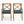 7 Pieces Acacia Wood Outdoor Dining Set with Blue Cushions
