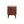 Solid Wood Chestnut Rounded Lid-Up Blanket Box