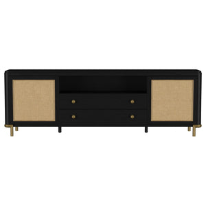 Benson - 2 Door TV Stand With Dual Drawers