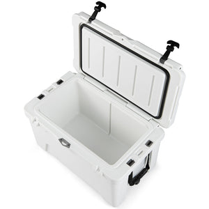 45 Quart Portable Hard Cooler Insulated Ice Chest Keeps Cool for up to 6 Days