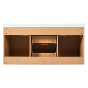 Modern Wall Mounted Bathroom Vanity, Soft Close Doors