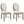 Upholstered Dining Chairs (Set of 2) - Brown