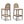 Panama - Curved Back Cane Bar Stool (Set of 2)