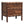 Solid Wood Bamboo Frame Nightstand in Roasted Almond