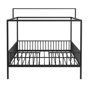 3 In 1 Convertible Montessori Floor Bed With Fenced Support
