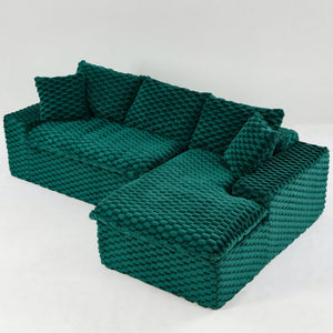 Modular Sofa, Convertible Twin Seat With Chaise Lounge