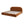 Archie Puffy Grounded Upholstered Platform Bed, King, Burnt