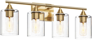 4-Light Brushed Bathroom Vanity Wall Light