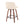 Toriano - Mid Century Modern Fixed Height Counter Stool & Square Footrest (Set of 2)