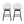 360 Degree Rotation Swivel Counter Stools (Set of 2)