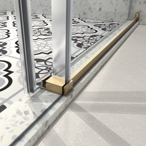 6076 Brushed Shower Door