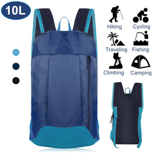 10L Outdoor Sport Backpack Waterproof Daypack Travel Knapsack Schoolbag for Sports Traveling Climbing Cycling Hiking