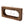 Narrow 2 Tier Console Table With Scalloped Edge For Living Hallway - Brown