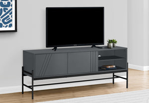 Contemporary 60-Inch TV Stand Console with Storage Cabinet