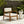 Outdoor Acacia Wood Armchair with Weather-Resistant Cushions