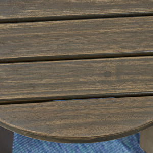 Outdoor Acacia Wood Side Table With Weather Resistance