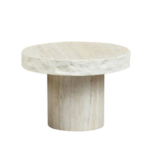 23.82 Inch Faux Mars Textural Patterns Coffee Table
