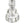Karat - Contemporary Crystal Table Lamp (Set of 2) - Clear Crystal / Chrome / White Softback