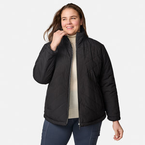 Women's Plus Size Cirrus Quilted Reversible Jacket