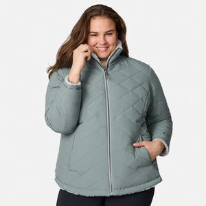 Women's Plus Size Cirrus Quilted Reversible Jacket