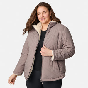 Women's Plus Size Cirrus Quilted Reversible Jacket