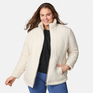 Women's Plus Size Cirrus Quilted Reversible Jacket