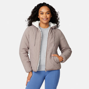 Women's Hooded Cirrus Quilted Reversible Jacket
