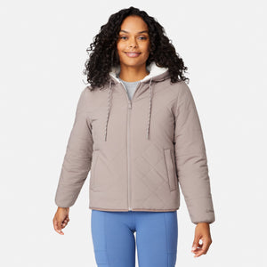 Women's Hooded Cirrus Quilted Reversible Jacket