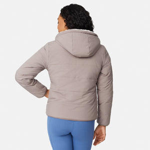 Women's Hooded Cirrus Quilted Reversible Jacket