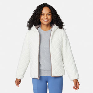 Women's Hooded Cirrus Quilted Reversible Jacket