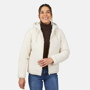 Women's Hooded Cirrus Quilted Reversible Jacket