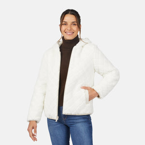 Women's Hooded Cirrus Quilted Reversible Jacket