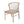 Outdoor Dining Chairs Set of 2 with Acacia Wood and Cream Washable Cushions