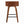Maya - Mid Century Modern Fixed Height Counter Stool With Swivel And Square Footrest (Set of 2)