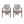 Upholstered Arm Dining Chairs (Set of 2)
