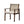 Outdoor Dining Chair Set with Acacia Wood & Wicker Rattan