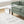 Accent Table, C-Shaped, Contemporary and Modern - White