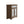 Accent Cabinet With Carved Floral Panels, Sideboard With Drawer And Double Doors - Antique Brown / White