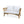 Outdoor Wooden Loveseat with Cushions - White/Teak