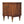 Solid Wood Ribbed Bedside Table