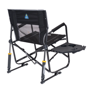 GCI Outdoor Freestyle Camping Portable Folding Rocker with Side Table Chair,XL