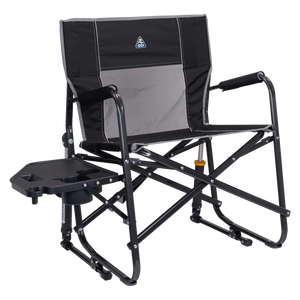 GCI Outdoor Freestyle Camping Portable Folding Rocker with Side Table Chair,XL