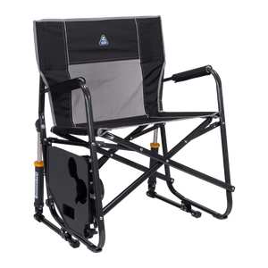 GCI Outdoor Freestyle Camping Portable Folding Rocker with Side Table Chair,XL