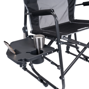GCI Outdoor Freestyle Camping Portable Folding Rocker with Side Table Chair,XL