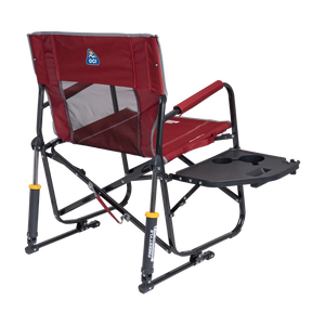 GCI Outdoor Freestyle Camping Portable Folding Rocker with Side Table Chair,XL
