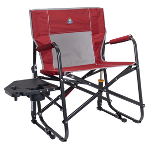 GCI Outdoor Freestyle Camping Portable Folding Rocker with Side Table Chair,XL