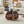 Creative Cross-Structure Round Coffee Table with Glass Top