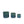 Set of 3 Grid Ceramic Flowerpot, Modern Planter for Patio, Garden, Windowsill - Blue Green