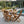 Natural 5 Piece Wood Outdoor Patio Dining Set - Natural Stained